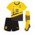 Camisa de Futebol Borussia Dortmund Giovanni Reyna #7 Equipamento Principal Infantil 2023-24 Manga Curta (+ Calças curtas)